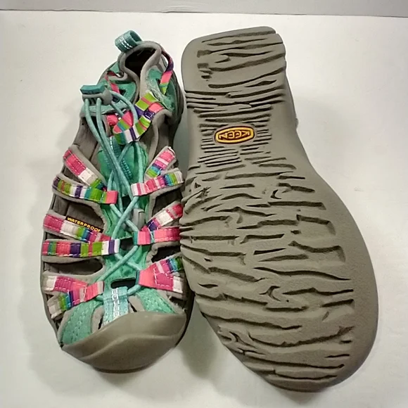 Keen Whisper Sport Sandals Raya Fusion Sandals Girl's sz 3 - Picture 8 of 9